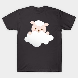 Cute Lamb on a Cloud T-Shirt